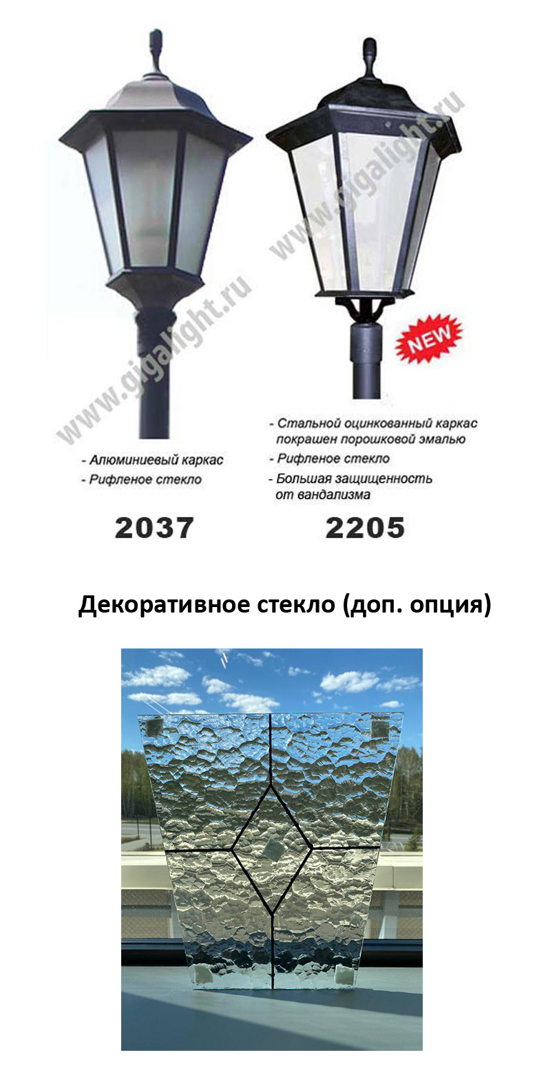 Уличные светильники 2037, 2205 бремен от производителя!